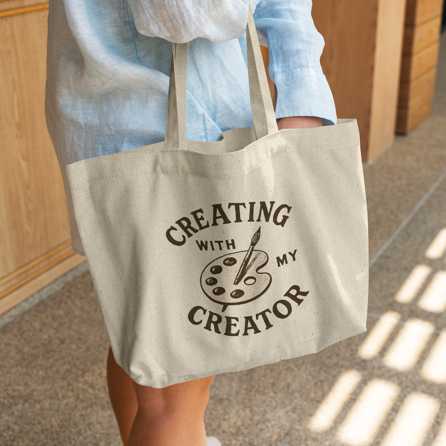 Creating_with_My_Creator_Christian_Ar_CottonTote_L_WomanDigging_Mockup.png