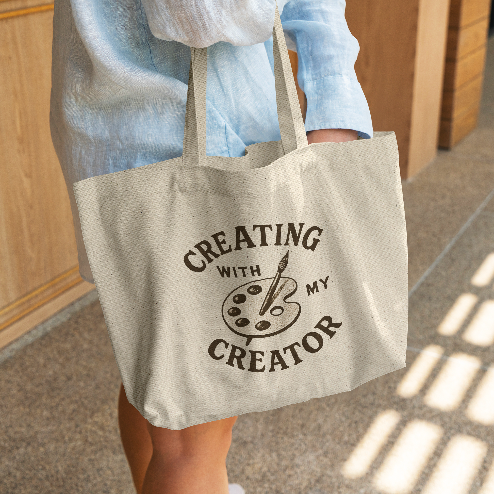 Creating_with_My_Creator_Christian_Ar_CottonTote_L_WomanDigging_Mockup.png